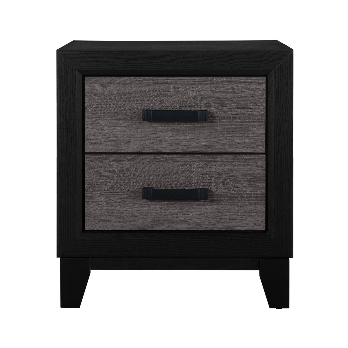 Soluto - Nightstand - Gray / Black