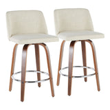 Tintori - Upholstered Counter Stool Set