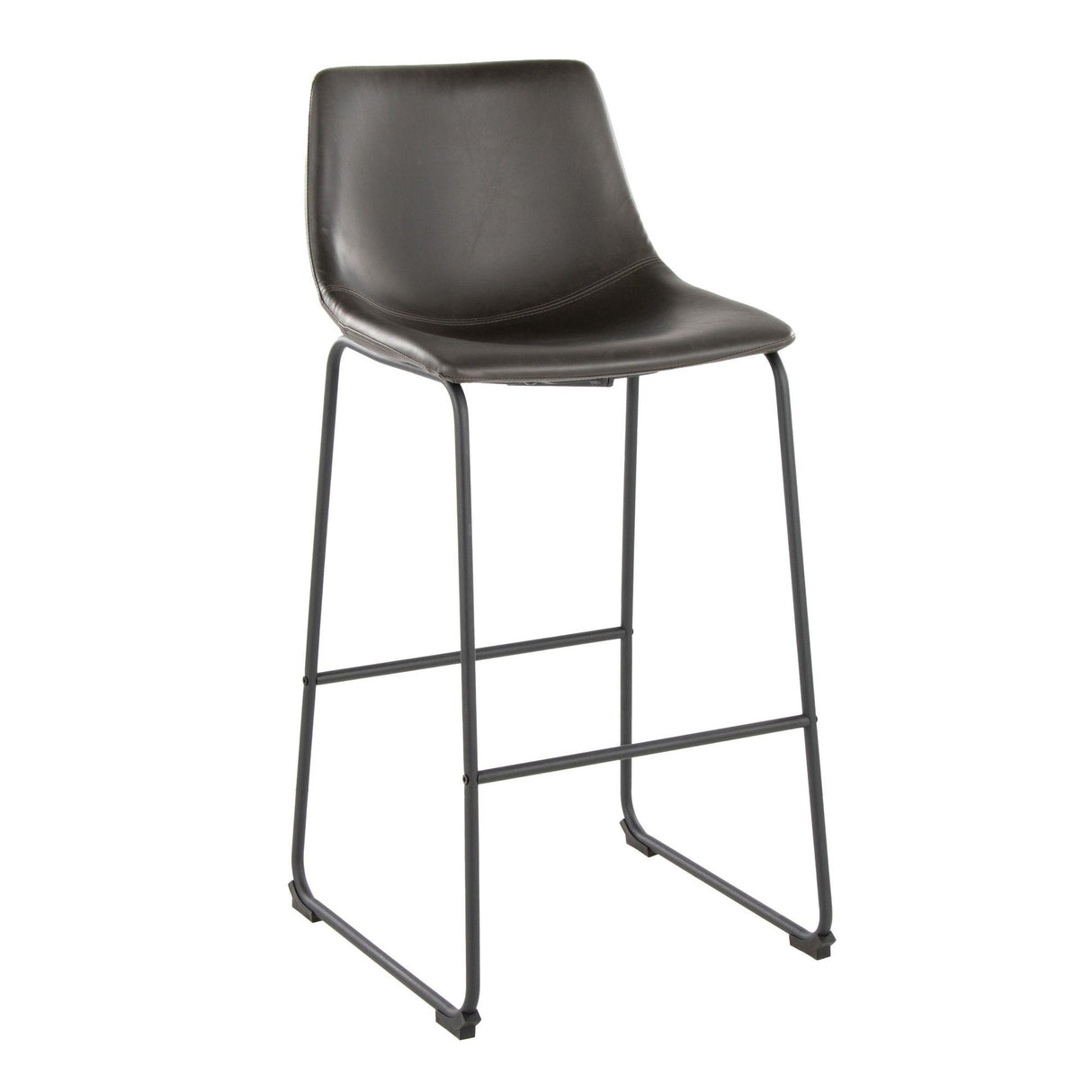 Duke - 26" Fixed-Height Stool - Black Metal
