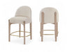 Torino - Counter Stool With Brushed Natural Base