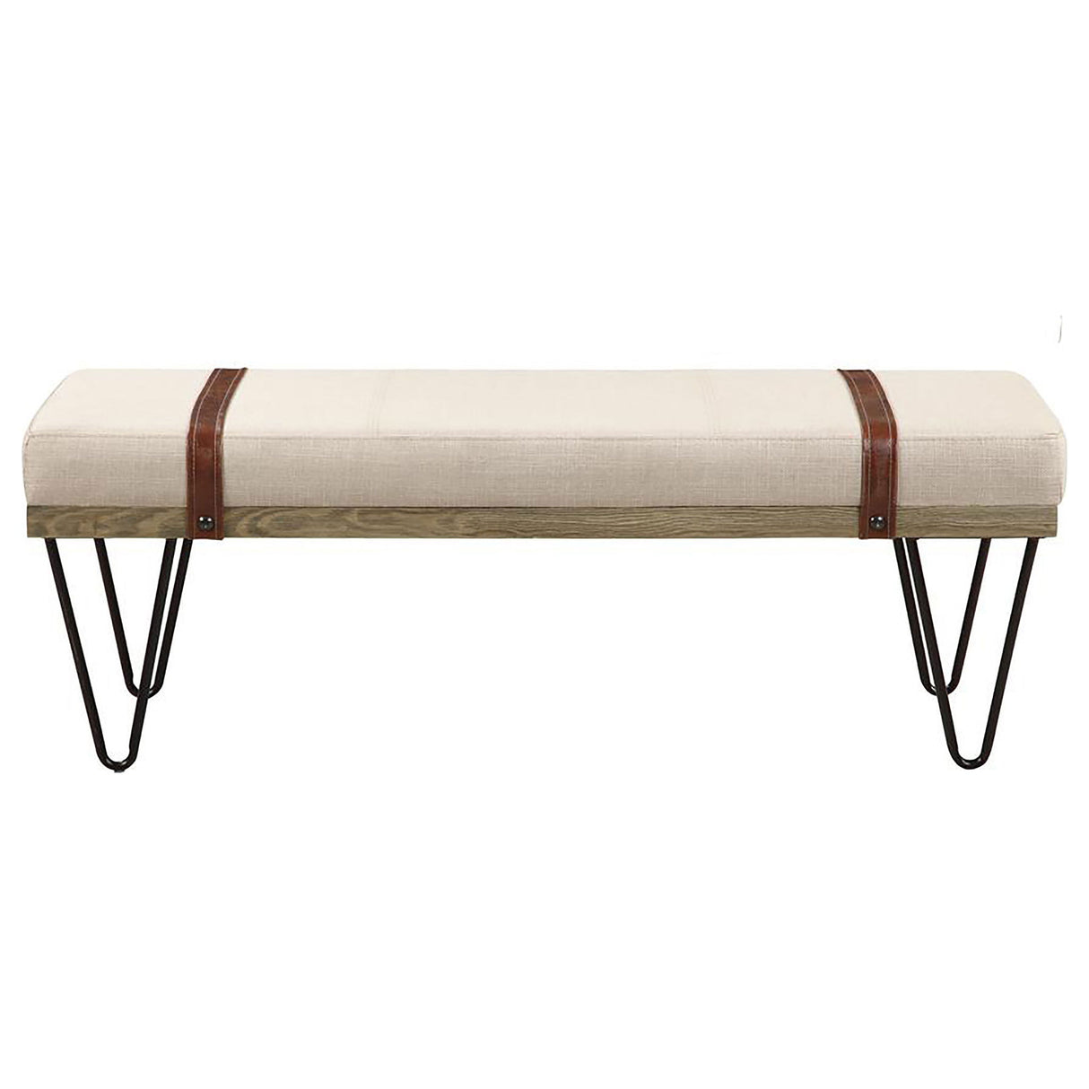 Karis - Upholstered Accent Bench - Beige