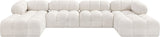 Ames - 6 Piece Fabric Modular U-Shaped Sectional