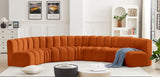 Arc - Velvet 7 Piece U-Shaped Modular Sofa