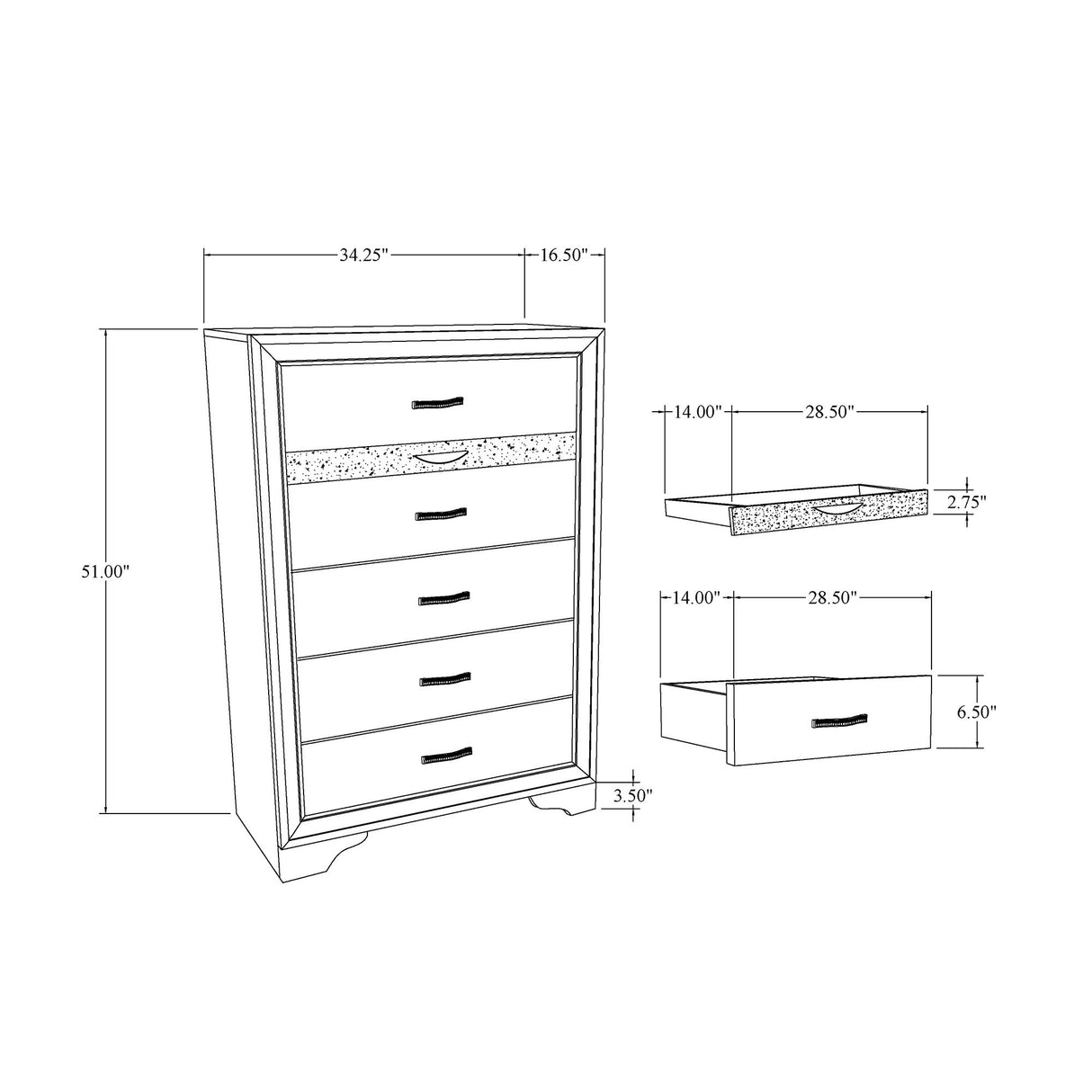 Ryder - Sparkle Chest - Gray