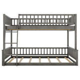 Bunk Bed With Ladder And Guardrails