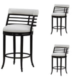 Telia - Upholstered Swivel Counter Height Barstool