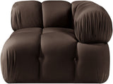 Orin - Velvet Performance Fabric Upholstered Modular Corner Chair