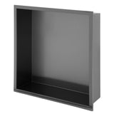 Stainless Steel Shower Niche With Seamless Design For Bathroom Storage