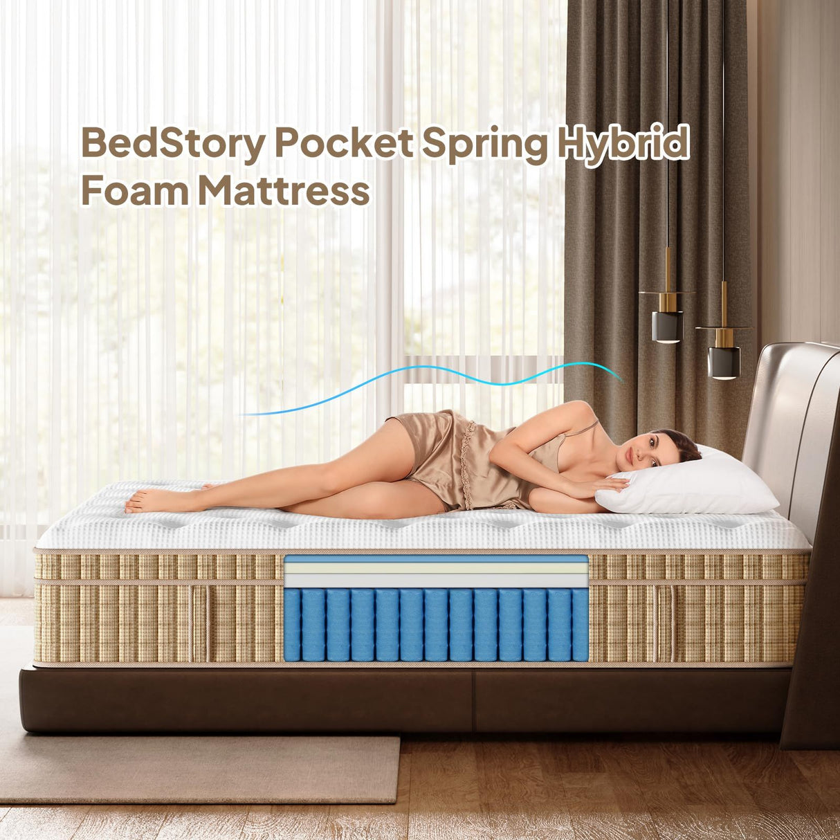 12" Hybrid Mattress With Innersprings & Gel Memory Foam