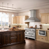 Wall Mount Range Hood with 4 Fan Speed - (697CRNBT42) -