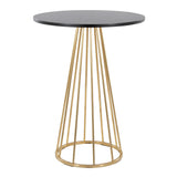Canary - Counter Table - Gold Metal