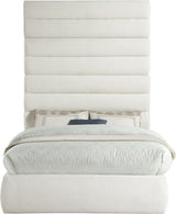 Adam - Linen Fabric Bed With 89" Headboard