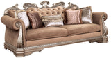 Northville - Sofa With 5 Pillows - Velvet & Antique Silver