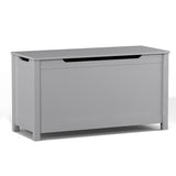 Toy Box Storage With Safety Hinged Lid