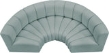 Arc - Faux Leather 4 Piece U-Shaped Modular Sofa
