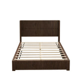 Platform Bed Frame With Headboard, Floor Standing Design