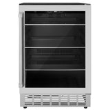 Kitchen Package with Refrigeration, 36" Stainless Steel Dual Fuel Range, 36" Range Hood, Microwave Drawer, 24" Tall Tub Dishwasher and Beverage Fridge - (6KPRRARH36MWDWVRBV) -