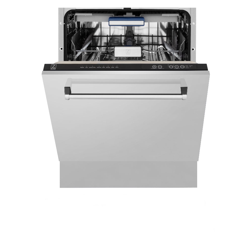 Kitchen Package with Refrigeration, 48" Stainless Steel Dual Fuel Range, 48" Range Hood, Microwave Drawer, 24" Tall Tub Dishwasher and Beverage Fridge - (6KPRRARH48MWDWVRBV) -