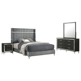 Malcolm - Bedroom Set With Wingback Design