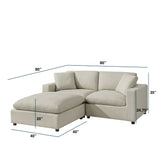 Cassandra - Sofa With Ottoman