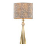Cone - Travertine Table Lamp (Set of 2)
