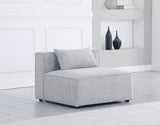 Cube - Linen Armless Chair
