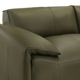 Tanner - Leather Loveseat With Padded Arms