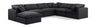 Indulge - Linen 7 Piece Modular Sectional
