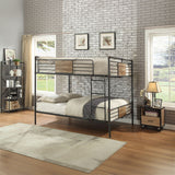 Brantley - Double Queen Bunk Bed - Sandy Black & Dark Bronze Hand-Brushed