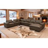 Modular Sectional With Large Square Arms, Custom Configuration