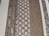 Ragnar - Sofa With 7 Pillows - Light Brown Linen & Cherry