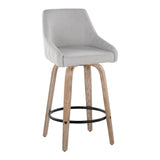 Hannah - 26" Fixed-Height Counter Stool With Swivel (Set of 2)