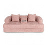 2 In 1 Convertible Sleeper Sofa Bed With Cup Holders