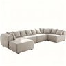 8 Seater U-Shaped Couch With Ottoman