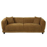 Lennox - Sofa With 2 Pillows - Brown Chenille