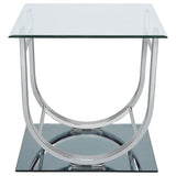 Danville - Rectangular U-Shaped Glass Top Table