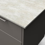 Blaze Sunset 10-Ft Outdoor Kitchen Island w/ 32-Inch Marine Grade LTE+ Propane Grill, Sink in Gunmetal w/ Keon Countertop