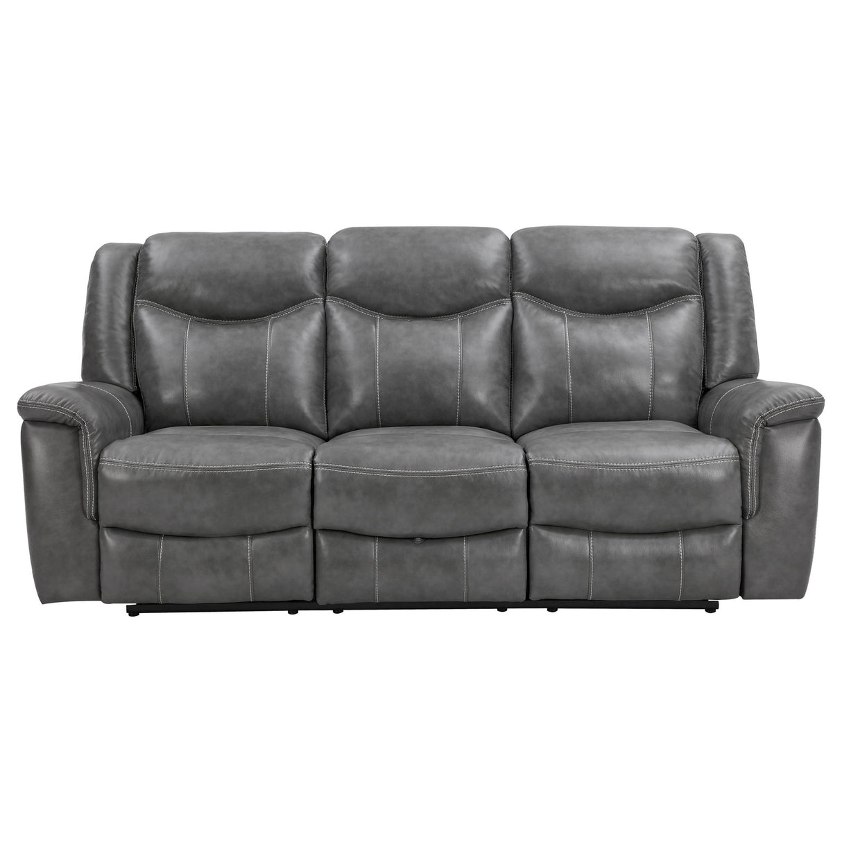 Hudson - Motion Sofa Pillow Top Arms Reclining Comfort - Gray