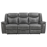 Hudson - Motion Sofa Pillow Top Arms Reclining Comfort - Gray