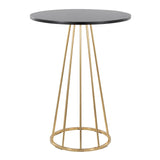 Canary - Counter Table - Gold Metal
