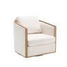 Corduroy Barrel Chair, 360 Degree Swivel