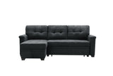Kinsley - Sleeper Sectional Sofa Chaise With USB Charger And Tablet Pocket