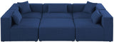 Cube - Linen 6 Piece Modular Sectional