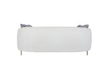 Rounded Sofa - White
