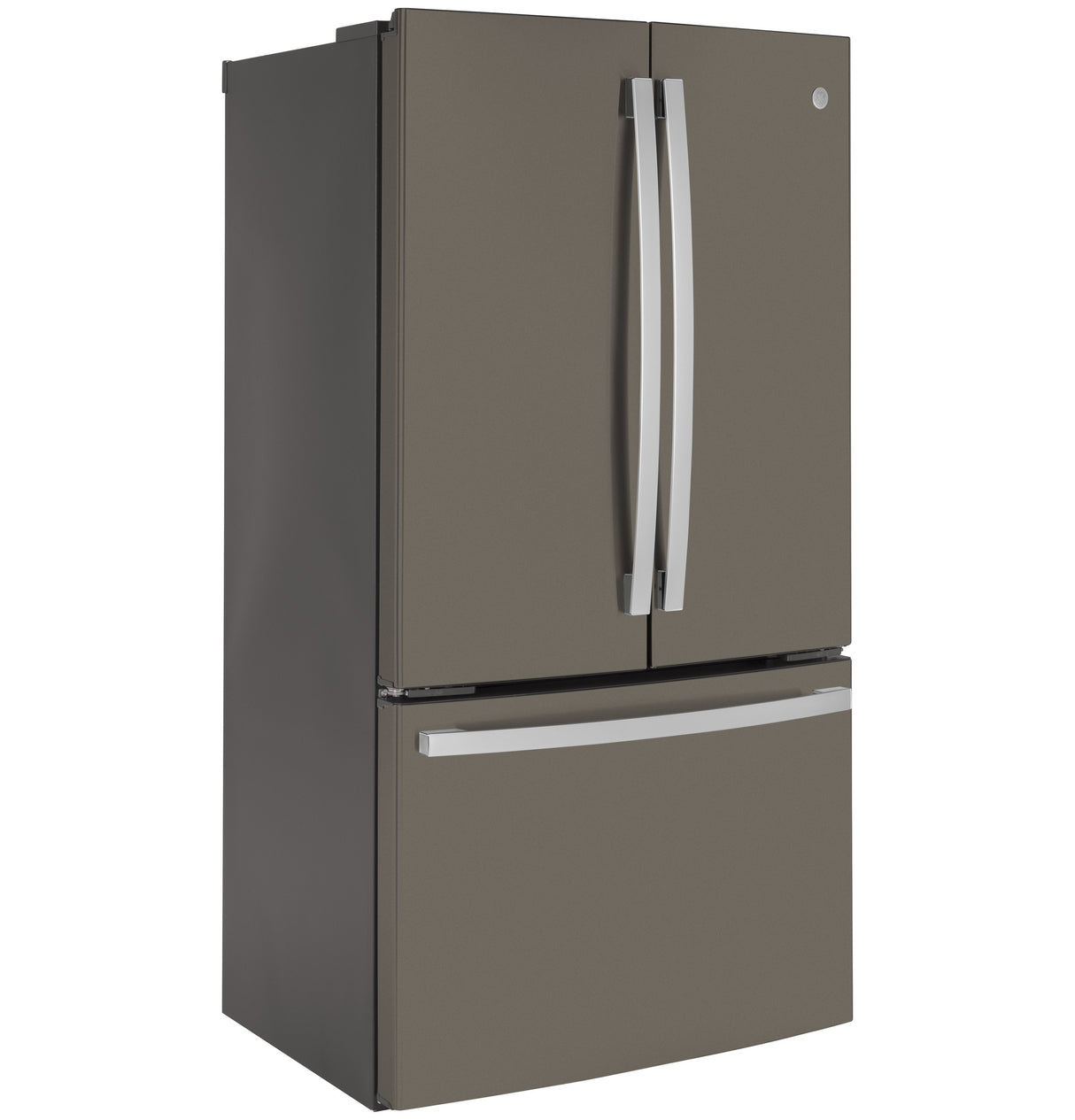 GE GWE23GMNES - 36 in. 23.1 cu. ft. Counter Depth French Door Refrigerator with Ice Maker - Fingerprint Resistant Slate