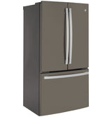 GE GWE23GMNES - 36 in. 23.1 cu. ft. Counter Depth French Door Refrigerator with Ice Maker - Fingerprint Resistant Slate