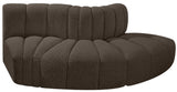 Arc - Boucle Fabric 3 Piece Modular Sofa