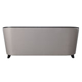 Zemocryss - Sofa With 3 Pillows - Beige Fabric