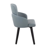 Dahlia - Contemporary Dining Chair (Set of 2) - Black Wood