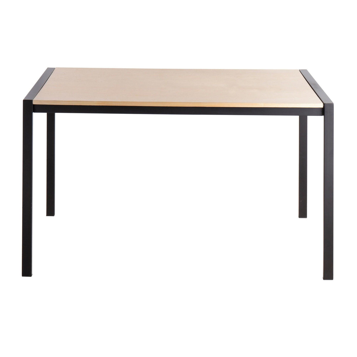 Fuji - Contemporary Dining Table - Black Metal